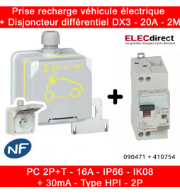 Pack Prise LEGRAND Green up - 090471 - 3,7 kW + Protections