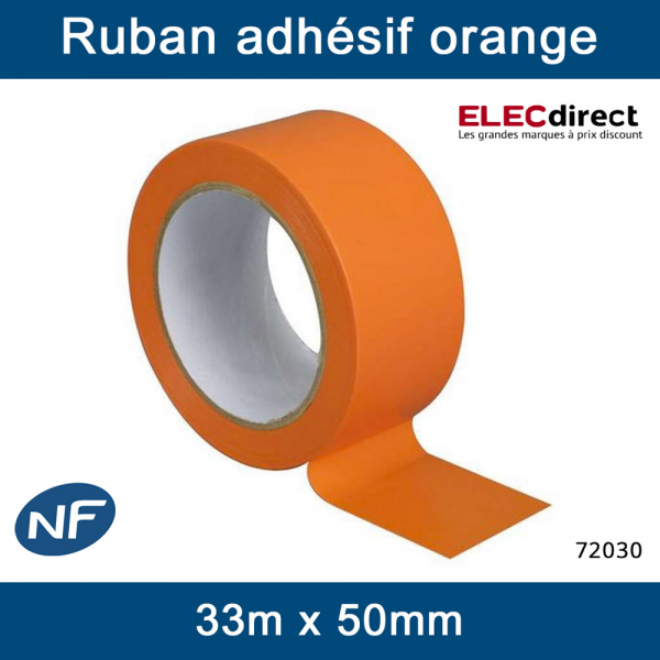 Euro'Ohm - Ruban isolant adhesif - Couleur Brun - Chatterton -15mmx10m -  Réf : 72004 - ELECdirect Vente Matériel Électrique