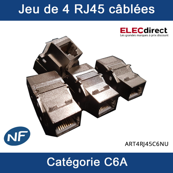 marque generique - Adaptateur répartiteur RJ45 - Fiches électriques - Rue  du Commerce