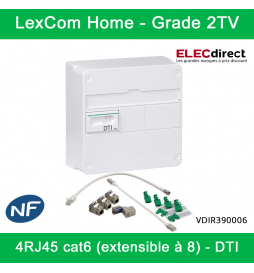 SCHNEIDER ELECTRIC - Coffret de communication LEXCOM HOME Grade