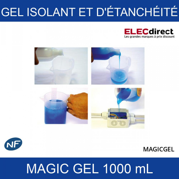Gel d'étanchéité électrique isolant MAGIC GEL 2 x 500 ml : ElectroPro