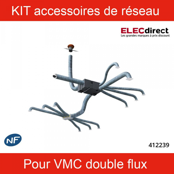 Atlantic - KIT accessoires pour réseau pour VMC double flux