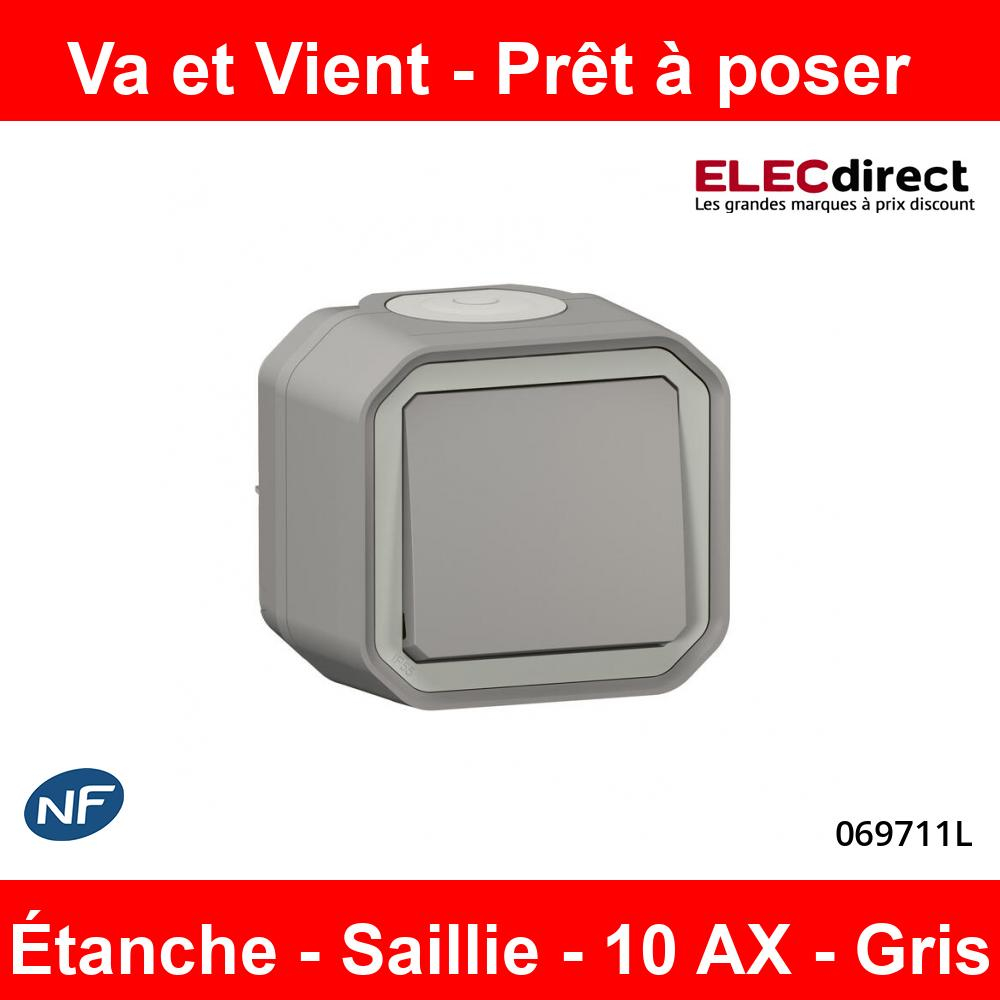 Legrand Prise Plexo gris 069743 - Conrad Electronic France