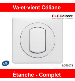 Legrand 067806  Enjoliveur Sortie de câble Céliane étanche IP 44