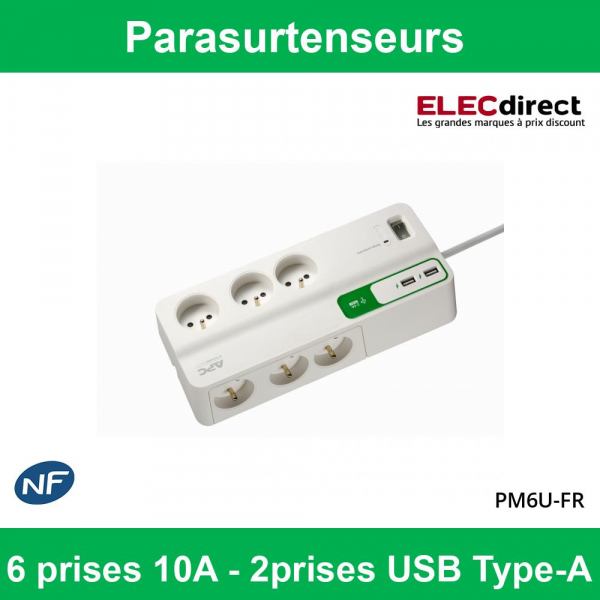 Multiprise APC Essential SurgeArrest 1Prise/230V/France -PM1W-FR