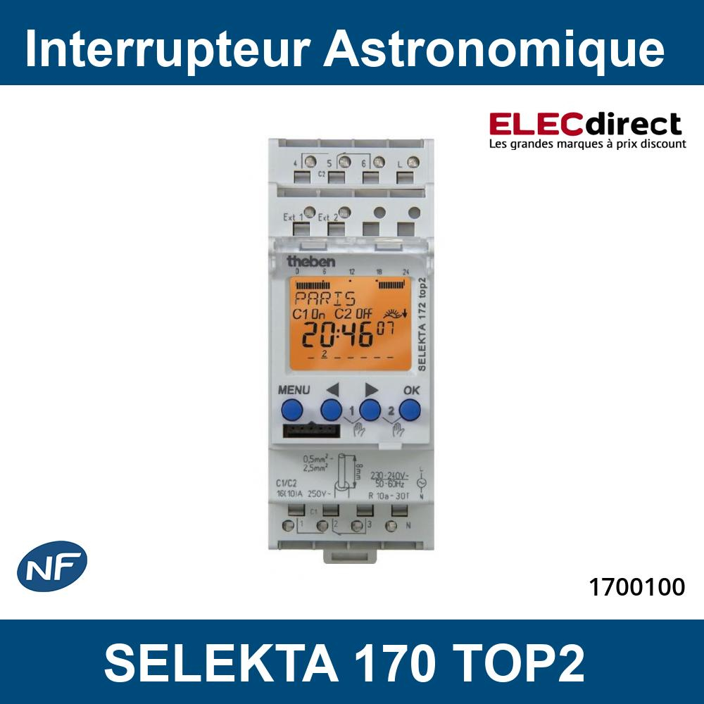Schneider Electric CCT15443 Acti9 IHP - interrupteur horaire programmable -  2 canal
