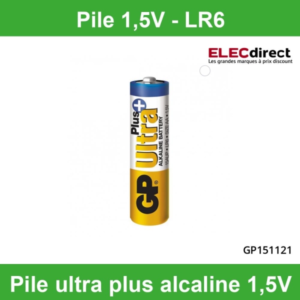4 Piles AAA LR03 Alcaline 1.5V GP