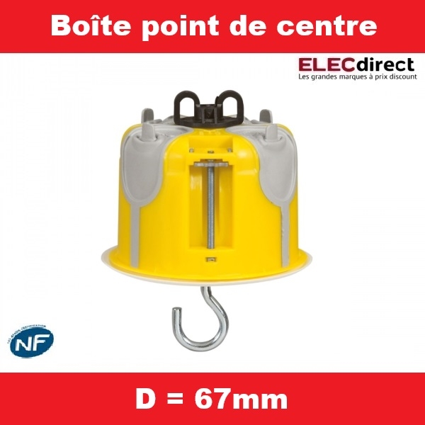 Boite point de centre diamètre 67mm. : 089377