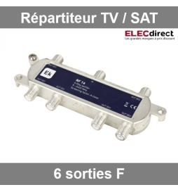 Répartiteur 6 sorties Femelle Réf.: CAHS6WN