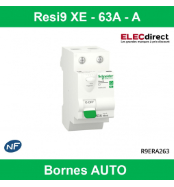 Inter différentiel 63A type A Réf. : R9ERA263