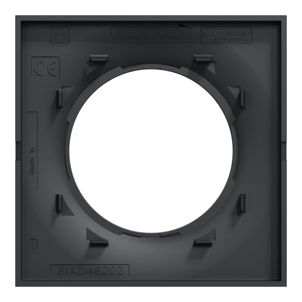 Schneider Odace - Plaque 1 poste - ANTHRACITE Styl - Réf.: S540702