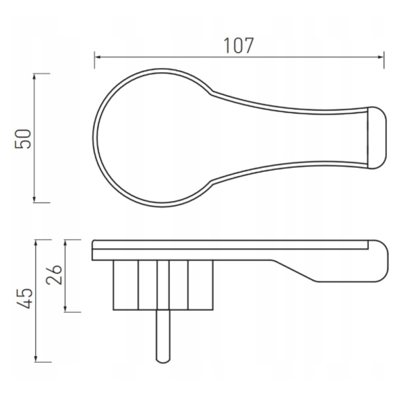 GTV Lighting - Prise extra plate - 2P+T - Blanc - Réf.: AE-VA1UNI-00