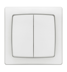 Legrand - Transformeur double 5 en 1 - interrupteur - va et vient ou poussoir double - Saillie - Complet - Réf.: 086020L