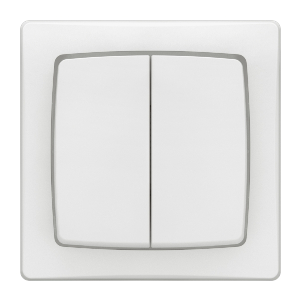 Legrand - Transformeur double 5 en 1 - interrupteur - va et vient ou poussoir double - Saillie - Complet - Réf.: 086020L