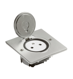 Legrand - Prise de sol et plan de travail simple 2P+T - 16A - 250V - IP44 - Réf : 089760