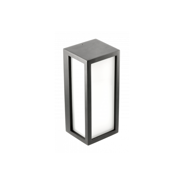 GTV Lighting - Applique murale LED VASTI - 100x110x252 - 1xE27 - Noir - Réf : OS-VASE27B-10