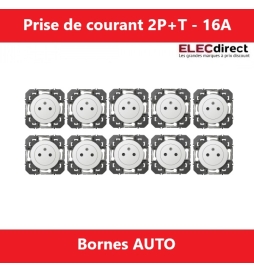 Legrand - Prise de courant Legrand dooxie 2P+T Surface 16A finition blanc - Réf.: 600335x10