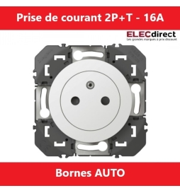 Legrand - Prise de courant 2P+T Surface 16A Dooxie - Finition Blanc - Réf.: 600335