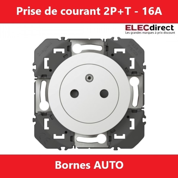 Legrand - Prise de courant 2P+T Surface 16A Dooxie - Finition Blanc - Réf.: 600335