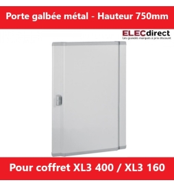 Legrand - Porte pour coffret XL3 400 et XL3 160 - Hauteur 750mm - Galbée - Métal - Réf.: 020254