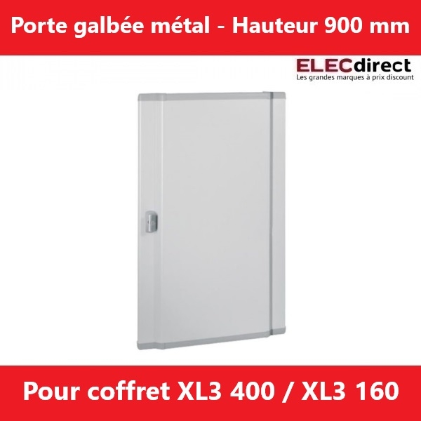 Legrand - Porte pour coffret XL3 400 et XL3 160 - Hauteur 900mm - Galbée - Métal - Réf.: 020255