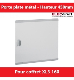 Legrand - Porte pour coffret XL3 160 - Hauteur 450mm - Plate - Métal - Réf.: 020272