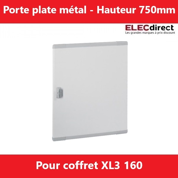 Legrand - Porte pour coffret XL3 160 - Hauteur 750mm - Plate - Métal - Réf.: 020274