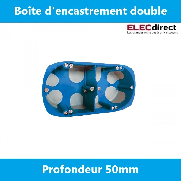 SIB - Boîte double BBC entraxe 71 mm - Prof. 50mm - P32972