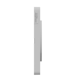 Schneider Odace - Plaque 4 postes entraxe 71 mm - Hor/vert - ALU Touch - Réf.: S530808