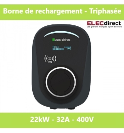 Ebox drive - Borne de recharge - 22KW - 32A - 400V - Triphasée AC - Réf : EBOX22KWT2S