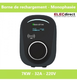 Ebox drive - Borne de recharge Plug and Play - 7KW - 32A - 220V - Monophasée AC - Réf : EBOX7KWT2SPP