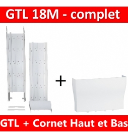 Legrand - Kit GTL 18M - Avec 2 couvercles complet - 65 x 355 mm + 1 cornet - 030067+030071