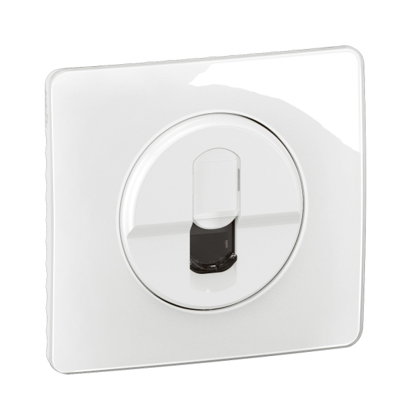 Legrand - Céliane 2024 - Prise  RJ45 simple Cat.6A STP complète blanche 1 poste - Réf : 080251 + CM0346 + CB0346 + CP0001