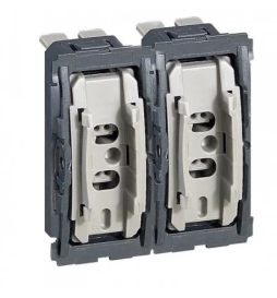 Legrand - Céliane 2024 - LOT Va et vient + Bouton poussoir - 10A - 230V - Réf : CM0001+CM0031