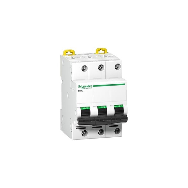 Schneider DT40 - Disjoncteur 3P - 40A - 6kA - courbe C - A9N21049