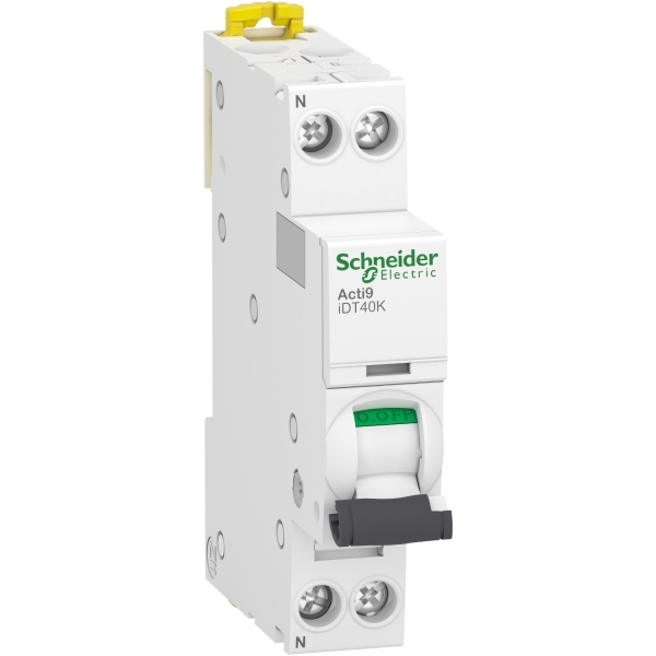 SCHNEIDER - Acti9 iDT40K - disjoncteur modulaire - 1P+N - 32A - courbe C - 4500A/4,5kA - A9P71632