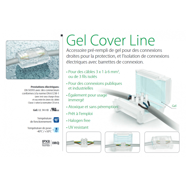 Ray Tech - Gel Cover Line - Accessoire pré-rempli en gel