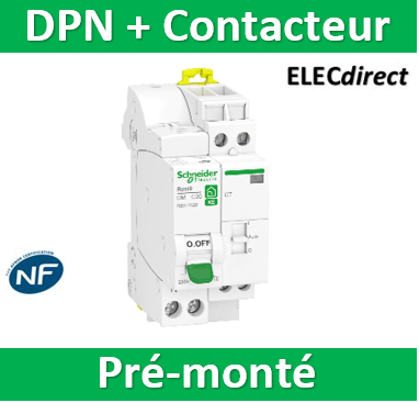 Contacteur 100A 2NO 220240VCA 50Hz - Acti9, iCT • MMElectricité