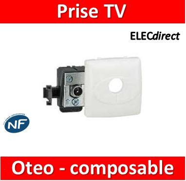 Legrand Oteo - Prise de courant 2P+T 16A - 230V - 086027 - ELECdirect Vente  Matériel Électrique