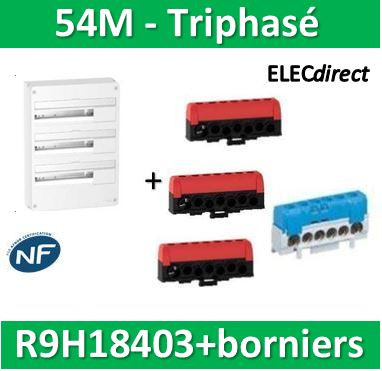 SCHNEIDER R9H13403 - Coffret Resi9, 13 modules, 3 rangées