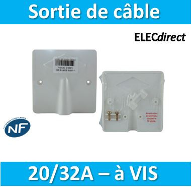 069848L - LEGRAND Sortie de câble étanche Plexo - Serre câbles Ø5-13mm