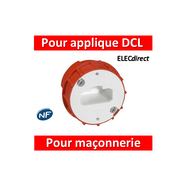 Legrand Batibox - Boîte à sceller - Couvercle de finition pour point de  centre - 089256 - ELECdirect Vente Matériel Électrique