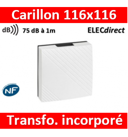 Legrand - Carillon 230V avec transfo. incorporé - 041652 - ELECdirect Vente  Matériel Électrique