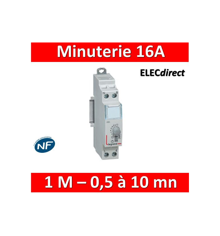 Minuterie 16A 230V pour tous types de lampes LEGRAND 412602