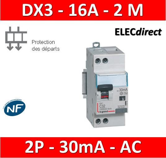 Fiche électrique avec disjoncteur intégré - 30 mA - as - Schwabe GmbH