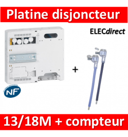 Platine disjoncteur branchement et compteur - 401181 - Legrand - Mon  Habitat Electrique