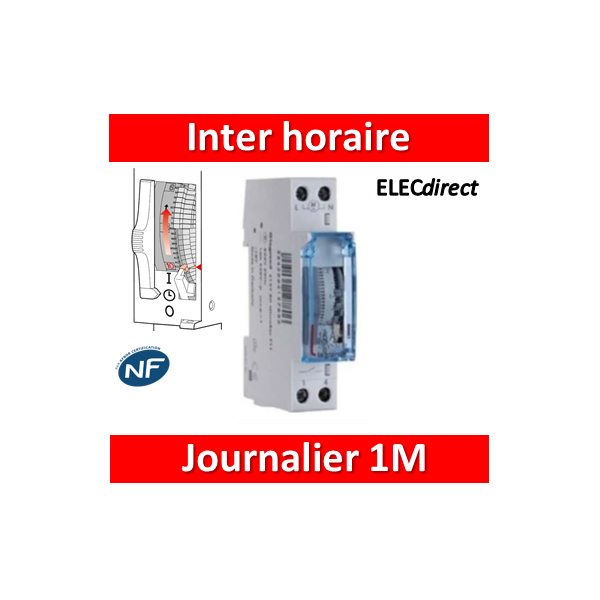 Minuterie Journalière Electronique Programmation Prises VMC