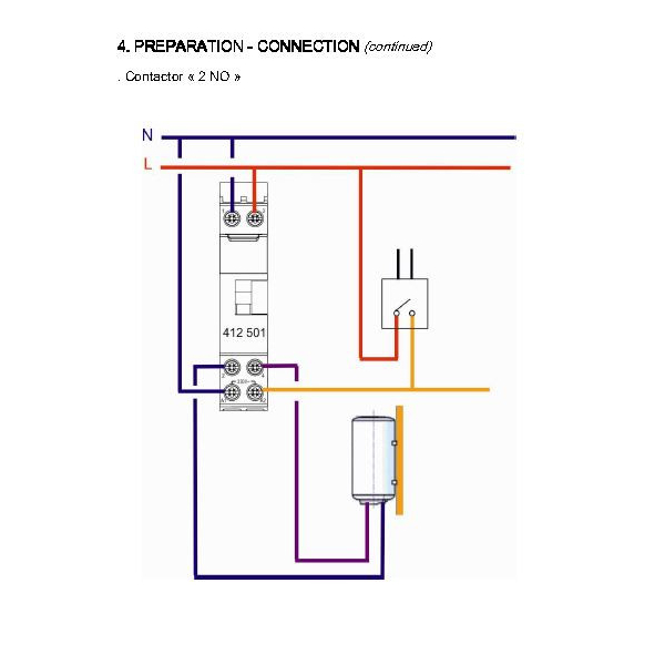 Installation et câblage d'un contacteur heures creuses (jour/nuit) version  Legrand - ELECdirect Vente Matériel Électrique