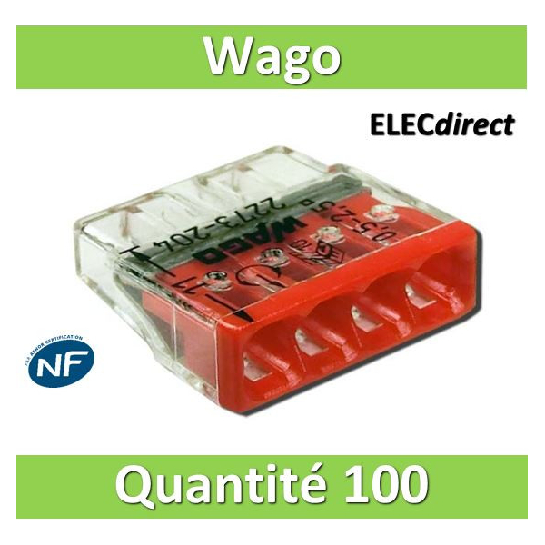 Utiliser un domino électrique ou un connecteur Wago