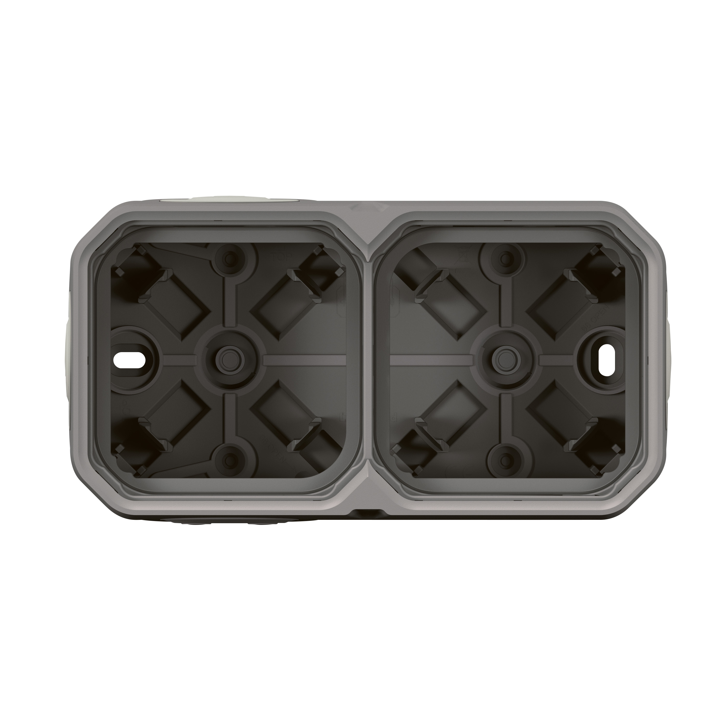Legrand - Interrupteur / va-et-vient étanche Plexo prêt à poser saillie - 10AX - 250V - IP55 - IK08 - Gris - Réf : 069711L